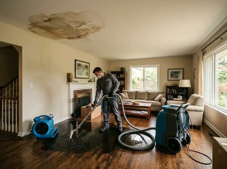 attic-pipe-burst-ceiling-drip-008 — frequently asked questions, Water Damage Restoration & Carpet Care in McHenry, IL